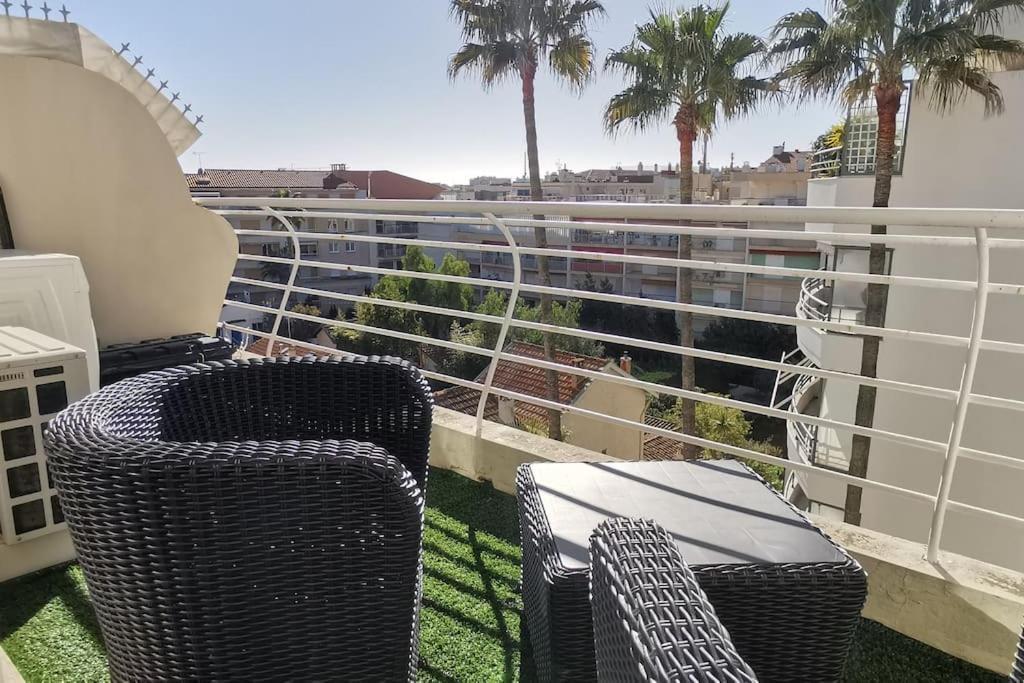 Cannes Pointe Croisette Studio Plage 2 Min A Pieds Buitenkant foto